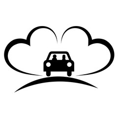 car insurance illustration. Insurance protects your car