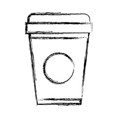 plastic cup isolated icon vector illustration design