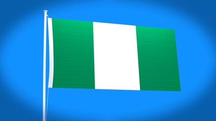 the national flag of  Nigeria