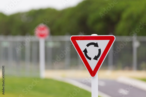 &ldquo;Kreisverkehr Schild&rdquo; Stock photo and royalty-free images on Fotolia