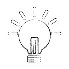 bulb light isolated icon vector illustration design