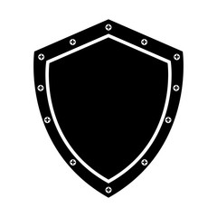 security shield isolated icon vector illustration design