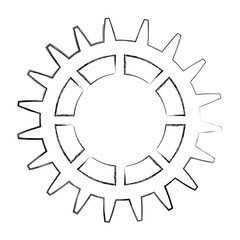 machinery gear isolated icon vector illustration design