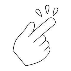 Hand click cursor symbol icon vector illustration graphic design