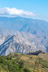 Obraz premium Chicamocha canyon. Santander, Colombia