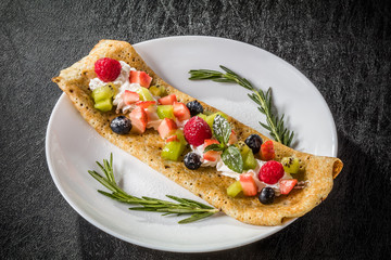 クレープ　Cake of typical crepe France