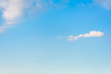 blue sky cloud on air