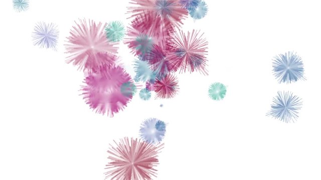 4k Hairy wool balls flower dust background,microscopic microbes bacteria plankton spores in microscope,abstract art backdrop.