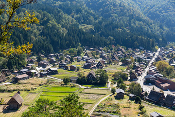 Shirakawago village in Japan
