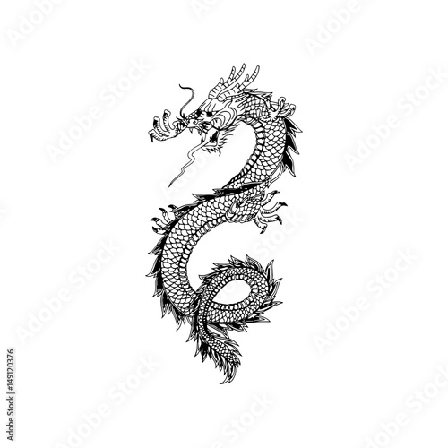 quot chinese dragon tattoo design quot stock image and royalty quot chinese dragon tattoo design quot stock image and royalty