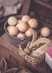 Brown Rubber Seed Ball