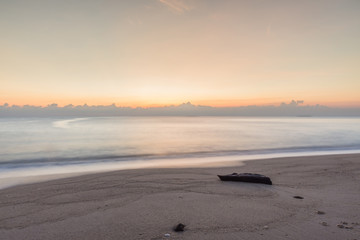 Morning at the beach in southern Thailand.