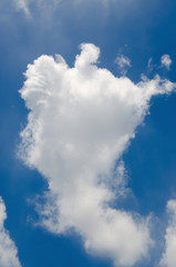 Obraz premium Blue sky with cloud. Sky cloud. 