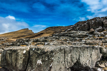 A Beautiful landscape with rocks