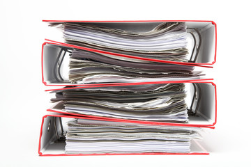 Heap of Ring Binders