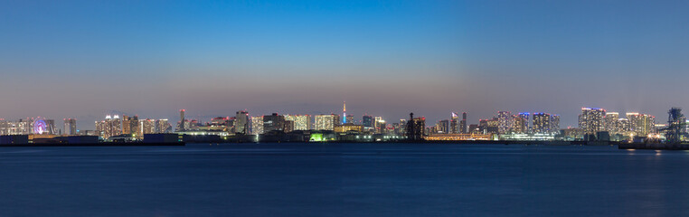 東京　夜景　パノラマ