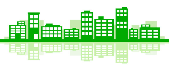 Silhouette Gro&szlig;stadt