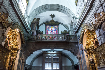 Fototapeta premium The Third Order Church in Porto city, Portugal