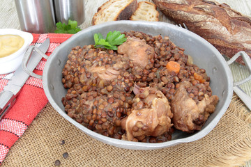 petit salé aux lentilles