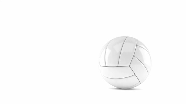 Volleyball isolated on white background