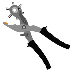 Revolving punch pliers -