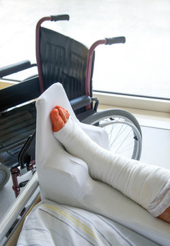 Frisch operiert im Krankenhaus
