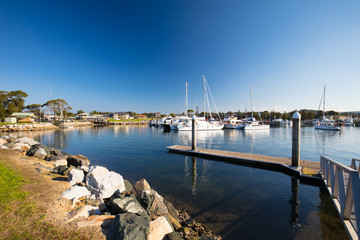 Fototapeta premium Bermagui Wharf and Marina