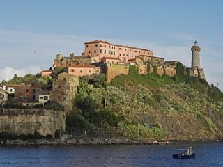 Fototapeta premium Mediterranean architecture (Portoferraio Italy)