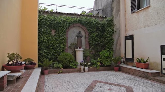 Old Town Minturno Street altar.