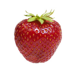 Strawberry isolated on white background.