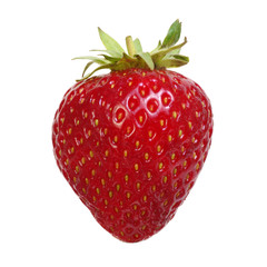 Strawberry isolated on white background.