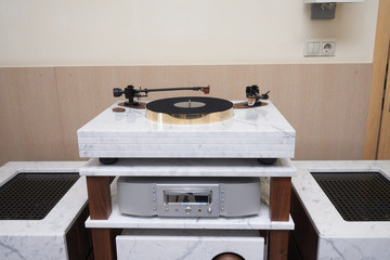 Turntable in the room