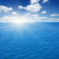 Plakat Blue sea and sun