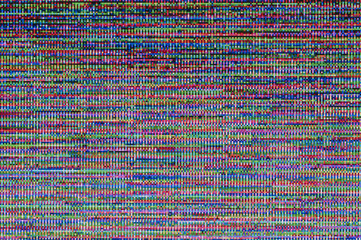 Digitale Stoerung / Abstrakter Hintergrund einer digitalen Stoerung.