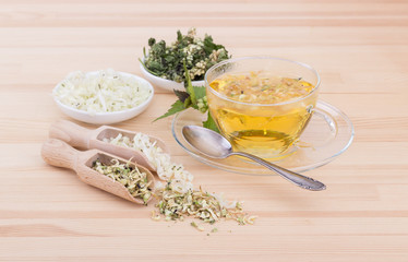 white archangel tea / Tea from flowers of the  white archangel