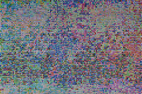 Digitale Stoerung / Abstrakter Hintergrund einer digitalen Stoerung.