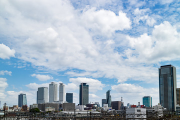 名古屋の高層ビル群