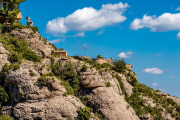 Mountains around the Montserrat Monastery