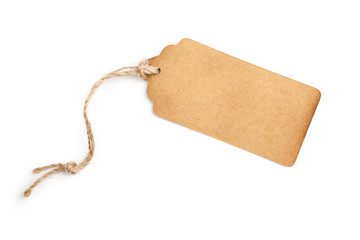Paper tag on white - 149232550