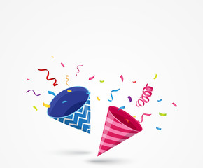 Exploding party popper 