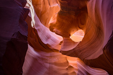 Antelope Canyon in Arizona, USA.