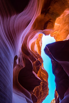 Antelope Canyon in Arizona, USA.