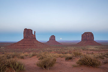 Fototapeta na wymiar Landscape in Monument Valley.