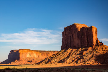 Landscape in Monument Valley.