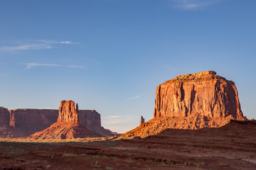 Landscape in Monument Valley.