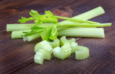 Celery with slices