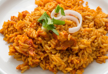 Risotto mit Tomatensauce 