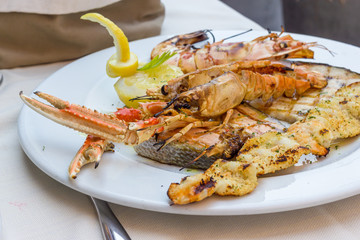 Grilled fish
