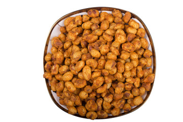 isolated Tasty or nut cracker namkeen image in bowl