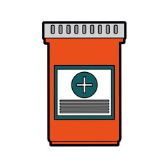 medication pills healthcare icon image vector illustration design 